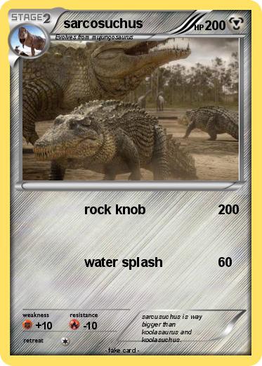 Pokemon sarcosuchus