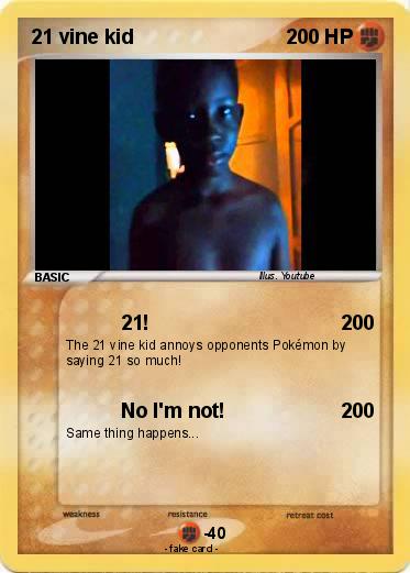 Pokemon 21 vine kid
