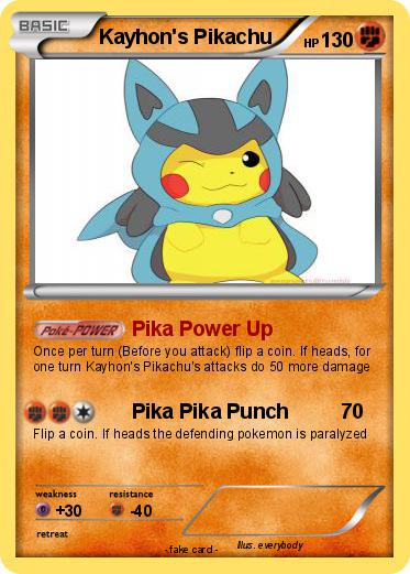 Pokemon Kayhon's Pikachu
