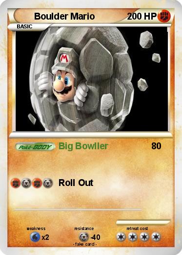 Pokemon Boulder Mario