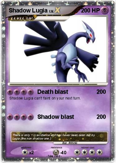 Pokemon Shadow Lugia