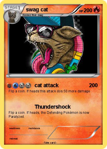 Pokemon swag cat