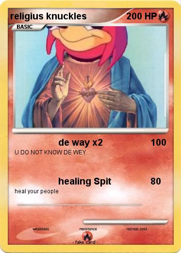 Pokemon religius knuckles