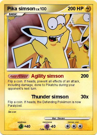 Pokemon Pika simson