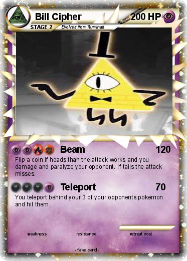 Pokemon Bill Cipher