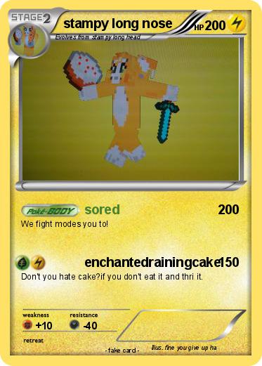 Pokemon stampy long nose