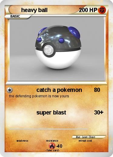 Pokemon heavy ball
