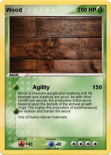 Pokemon Wood