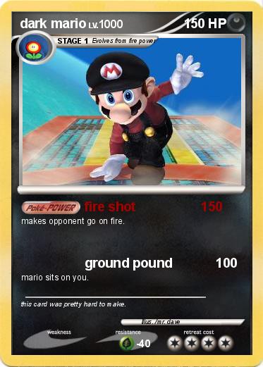 Pokemon dark mario