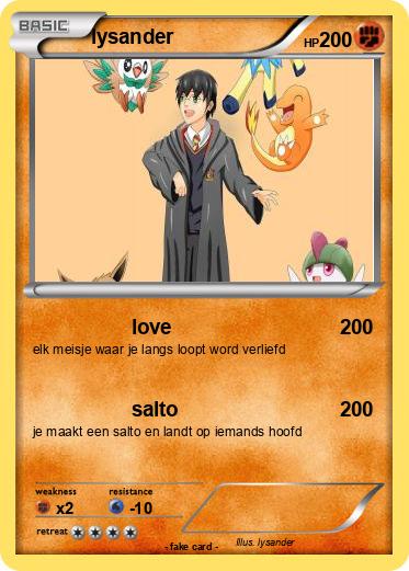 Pokemon lysander