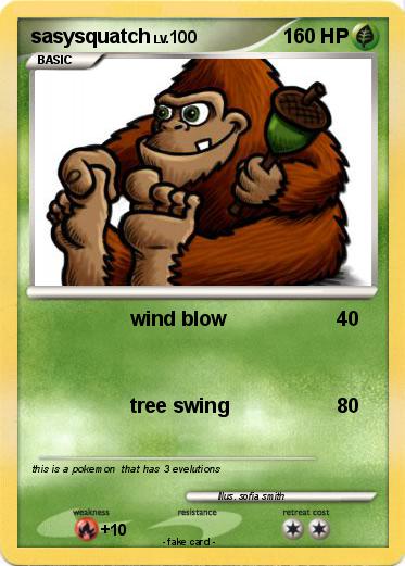 Pokemon sasysquatch