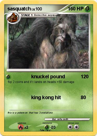 Pokemon sasquatch