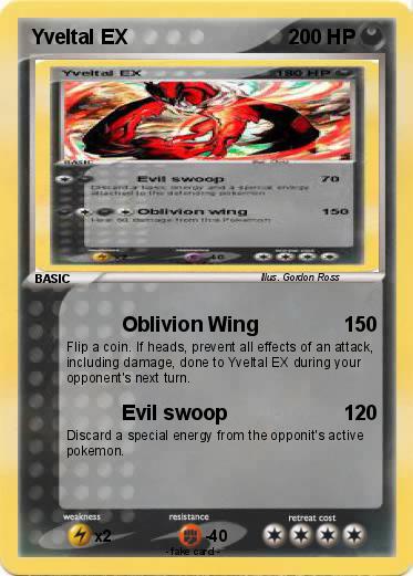 Pokemon Yveltal EX