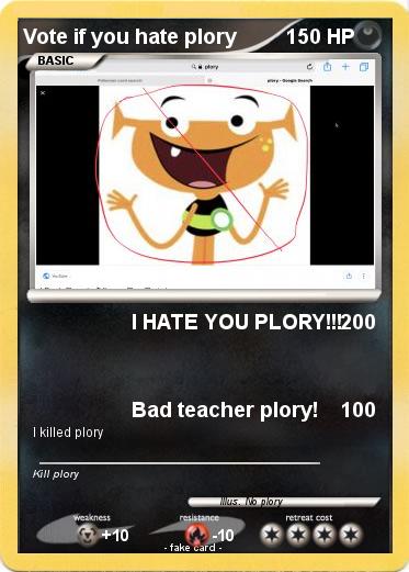 Pokemon Vote if you hate plory