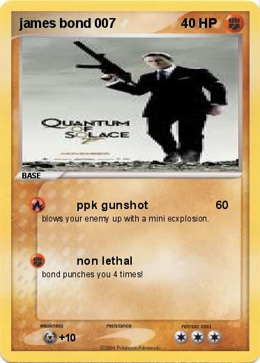 Pokemon james bond 007