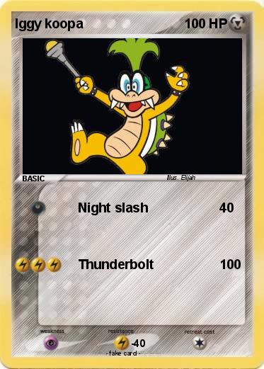 Pokemon Iggy koopa