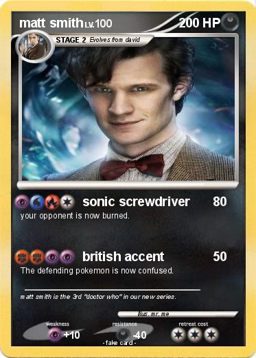 Pokemon matt smith