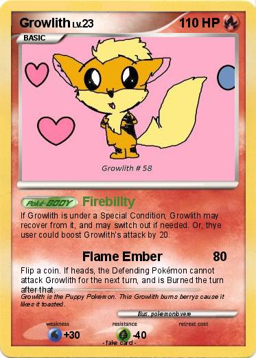 Pokemon Growlith