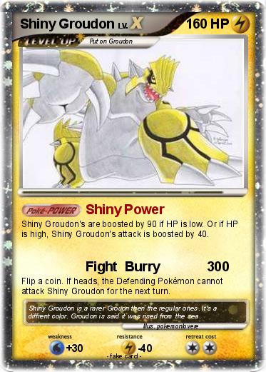 Pokemon Shiny Groudon