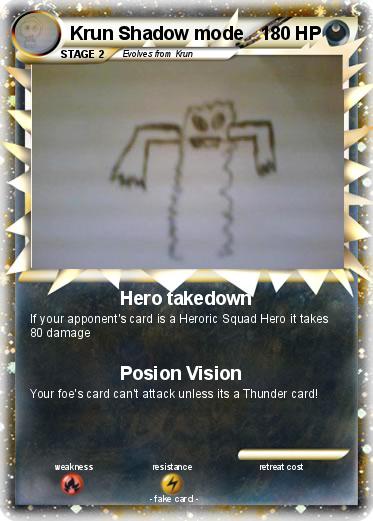 Pokemon Krun Shadow mode