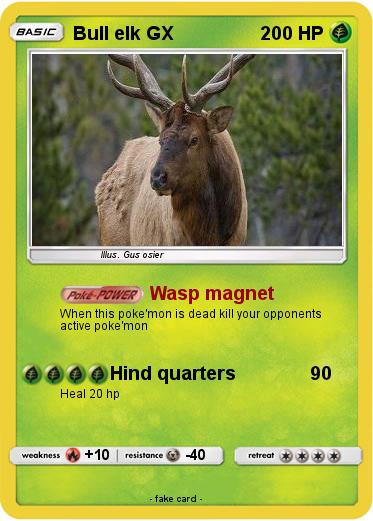Pokemon Bull elk GX
