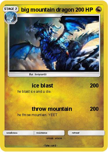 Pokemon big mountain dragon