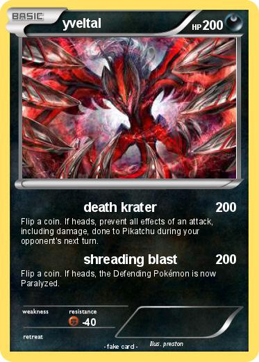 Pokemon yveltal