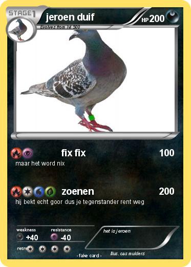 Pokemon jeroen duif