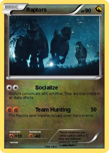 Pokemon Raptors