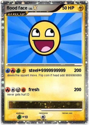 Pokemon flood face