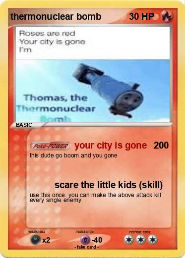 Pokemon thermonuclear bomb