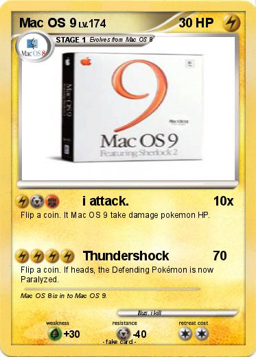 Pokemon Mac OS 9