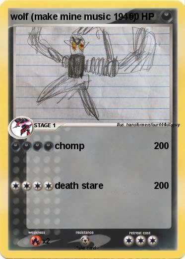 Pokemon wolf (make mine music 1946)
