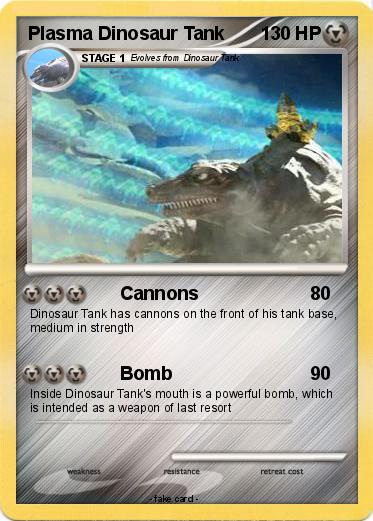 Pokemon Plasma Dinosaur Tank