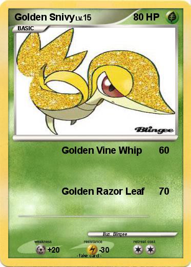 Pokemon Golden Snivy