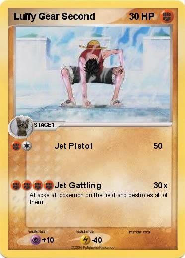 Pokemon Luffy Gear Second 