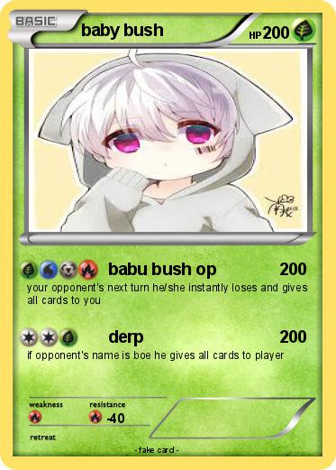 Pokemon baby bush