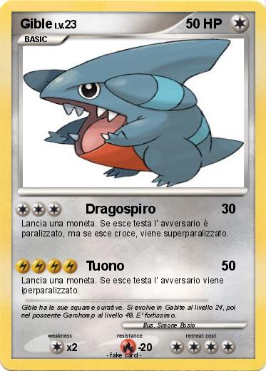 Pokemon Gible