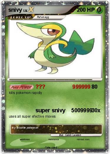 Pokemon snivy