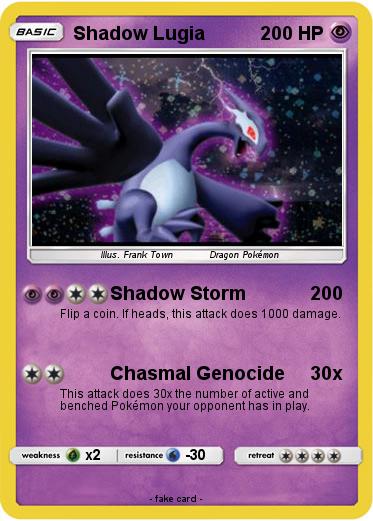 Pokemon Shadow Lugia