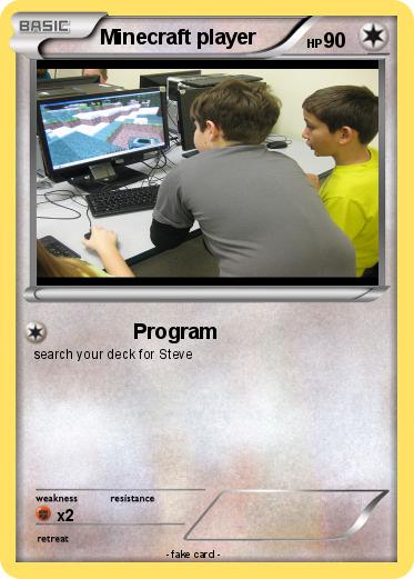 Pokemon Minecraft player