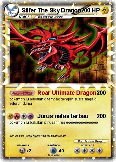 Pokemon Slifer The Sky Dragon