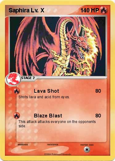 Pokemon Saphira Lv. X