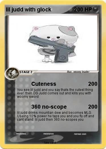Pokemon lil judd with glock