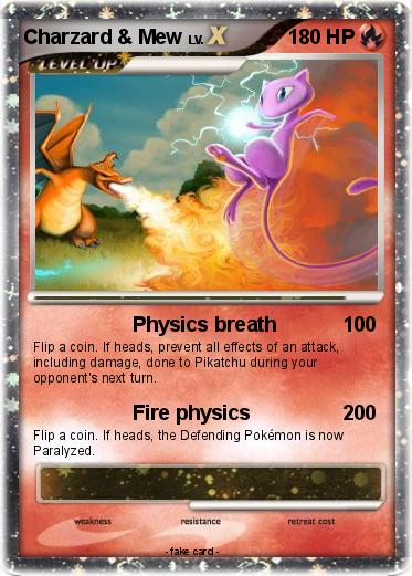 Pokemon Charzard & Mew