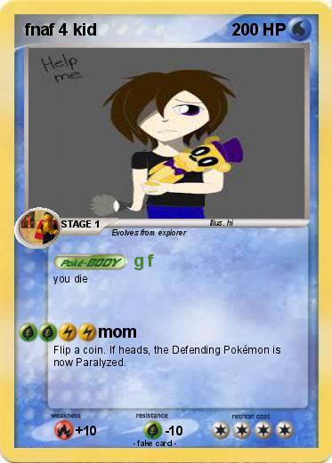 Pokemon fnaf 4 kid