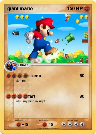 Pokemon giant mario