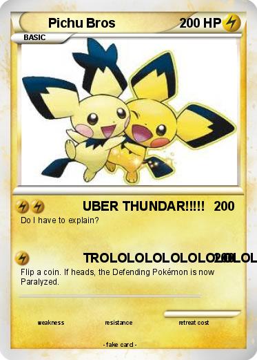 Pokemon Pichu Bros
