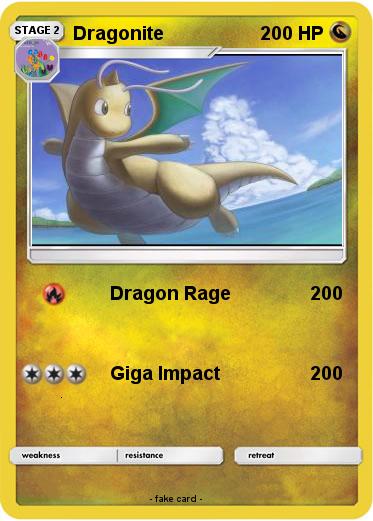 Pokemon Dragonite
