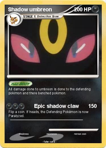 Pokemon Shadow umbreon